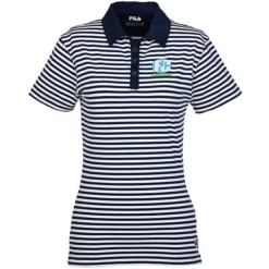 FILA Paros Striped Polo - Ladies'
