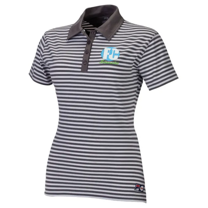 FILA Paros Striped Polo - Ladies'
