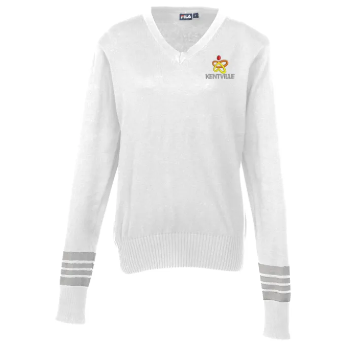 FILA Stockholm V-Neck Knit Sweater - Ladies'