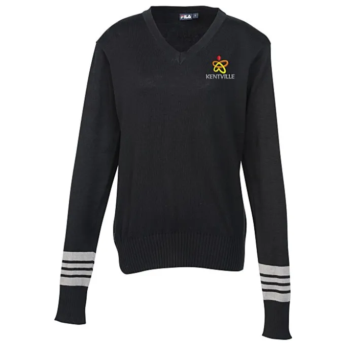 FILA Stockholm V-Neck Knit Sweater - Ladies'