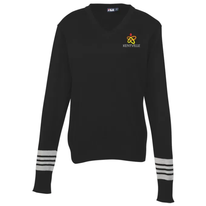 FILA Stockholm V-Neck Knit Sweater - Ladies'