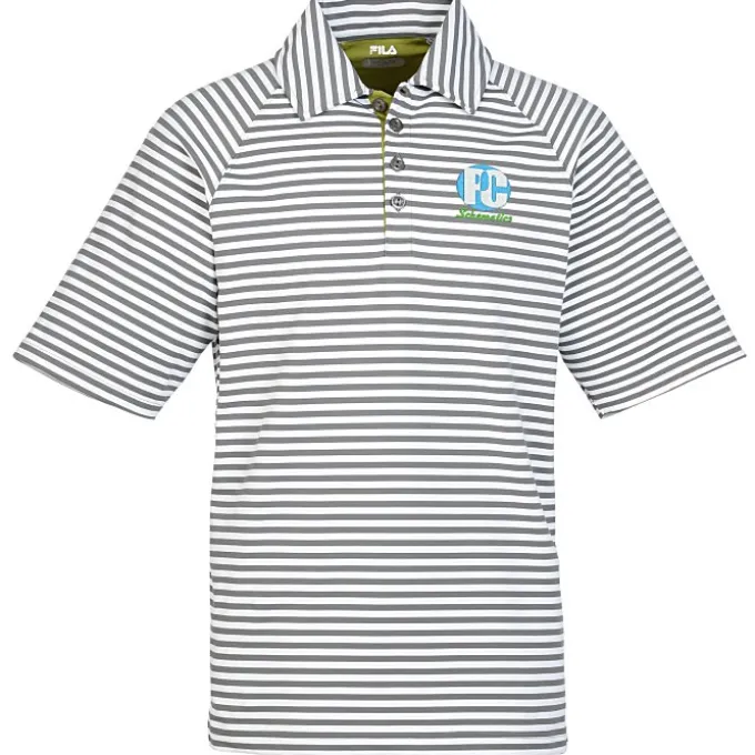 FILA Vicenza Striped Polo - Men's