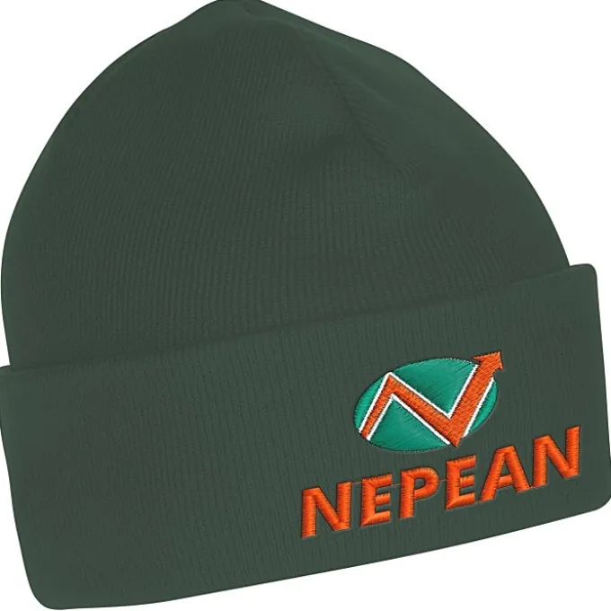 Fine Knit Beanie with Cuff