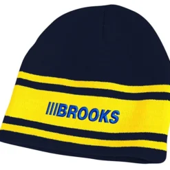 Fine Knit Three Stripe Beanie