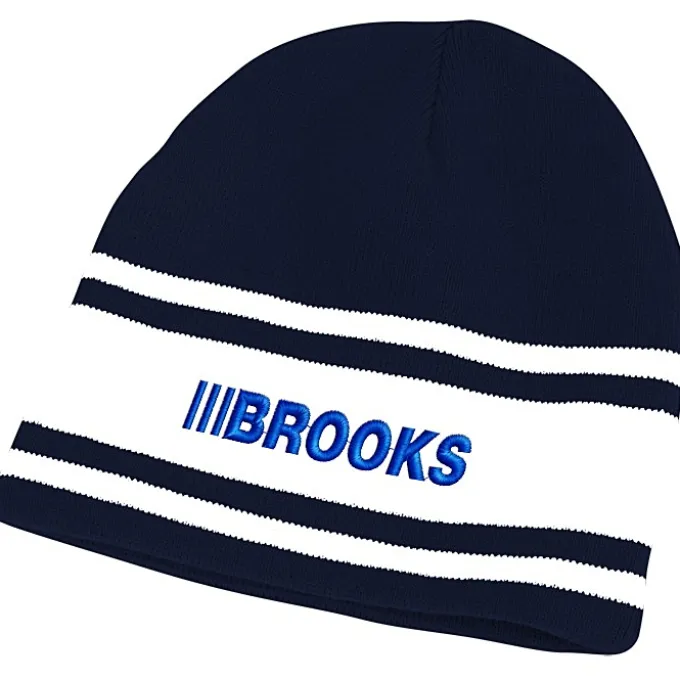 Fine Knit Three Stripe Beanie - 24 hr