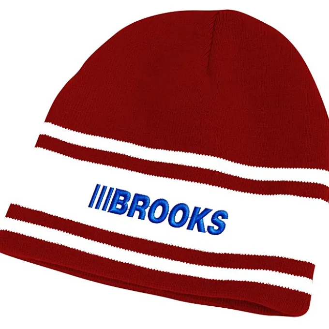 Fine Knit Three Stripe Beanie - 24 hr