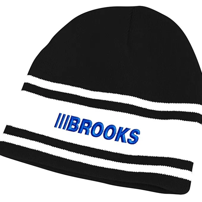 Fine Knit Three Stripe Beanie - 24 hr
