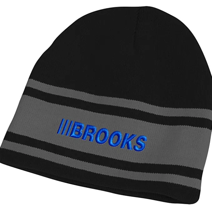 Fine Knit Three Stripe Beanie - 24 hr
