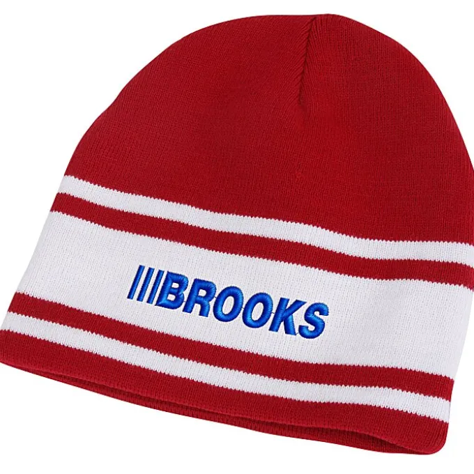 Fine Knit Three Stripe Beanie - 24 hr