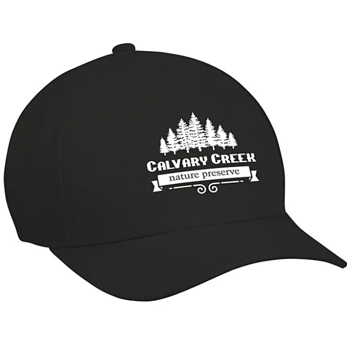 Five Panel Cap with Leatherette Backstrap