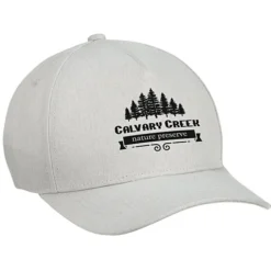 Five Panel Cap with Leatherette Backstrap