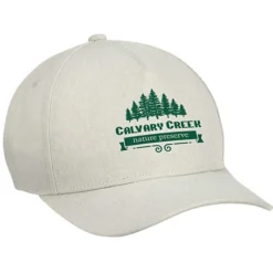Five Panel Cap with Leatherette Backstrap