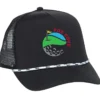 Five Panel Poly Mesh Back Rope Cap
