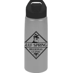 Flair Bottle with Flip Lid - 26 oz - Metallic