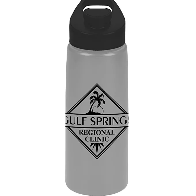 Flair Bottle with Flip Lid - 26 oz - Metallic