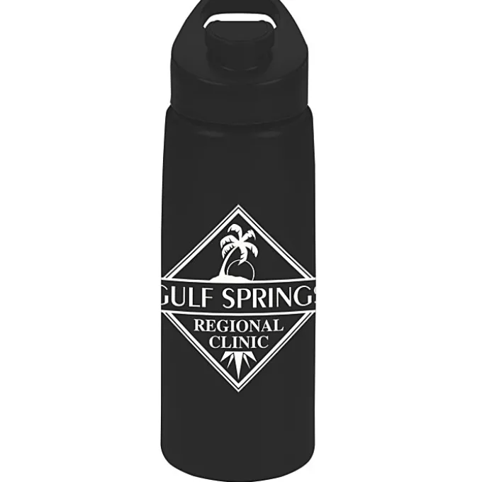 Flair Bottle with Flip Lid - 26 oz - Metallic