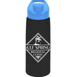 Flair Bottle with Flip Lid - 26 oz - Metallic