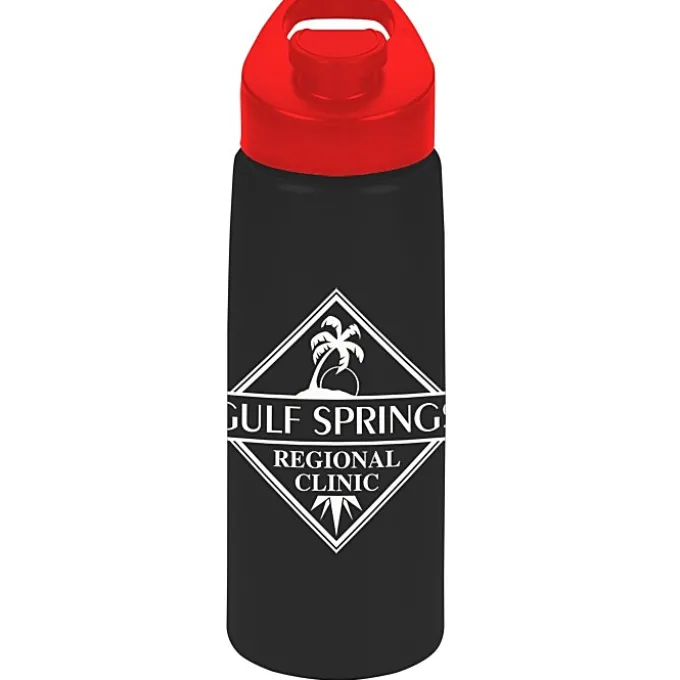 Flair Bottle with Flip Lid - 26 oz - Metallic