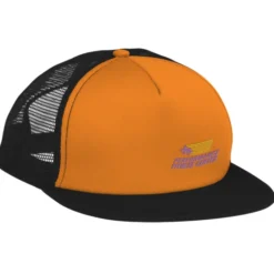 Flat Bill Foam Mesh-Back Cap