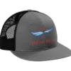 Flat Bill Mesh Back Trucker Cap