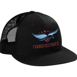 Flat Bill Mesh Back Trucker Cap