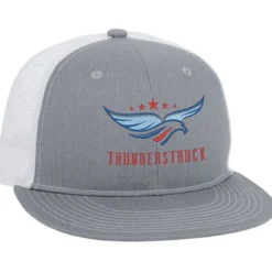 Flat Bill Mesh Back Trucker Cap