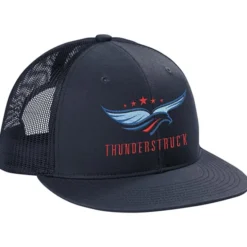 Flat Bill Mesh Back Trucker Cap