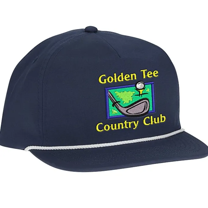 Flat Bill Poly Rope Cap