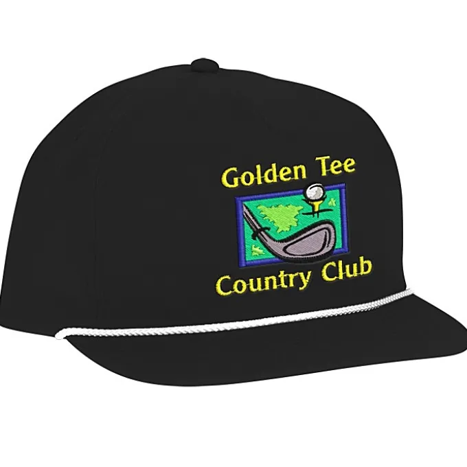 Flat Bill Poly Rope Cap