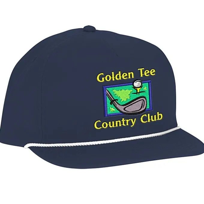 Flat Bill Poly Rope Cap