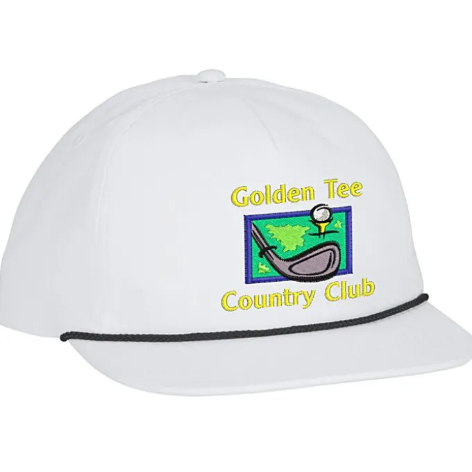Flat Bill Poly Rope Cap