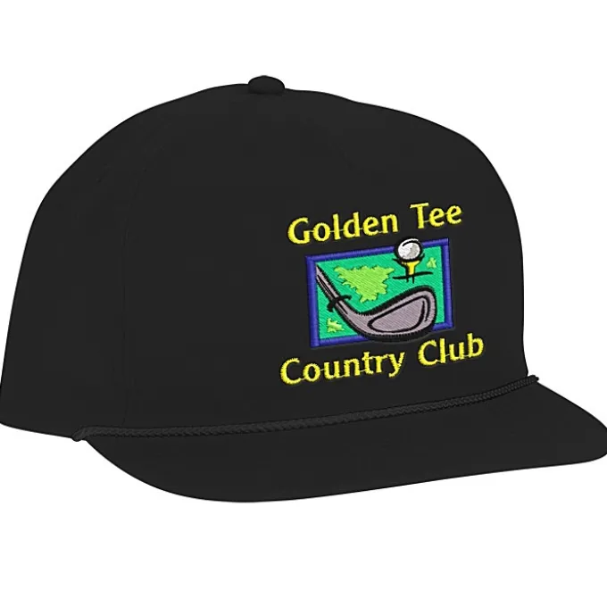Flat Bill Poly Rope Cap