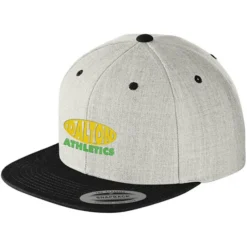 Flat Bill Snapback Cap