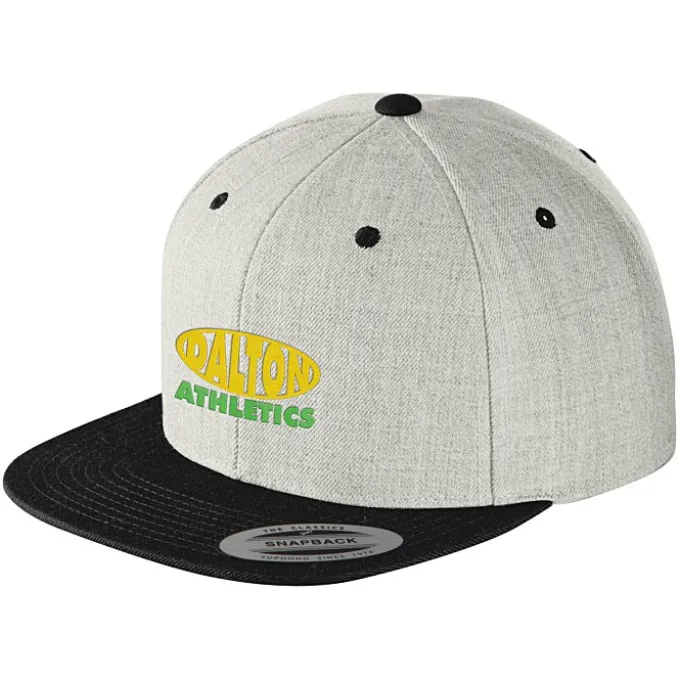 Flat Bill Snapback Cap