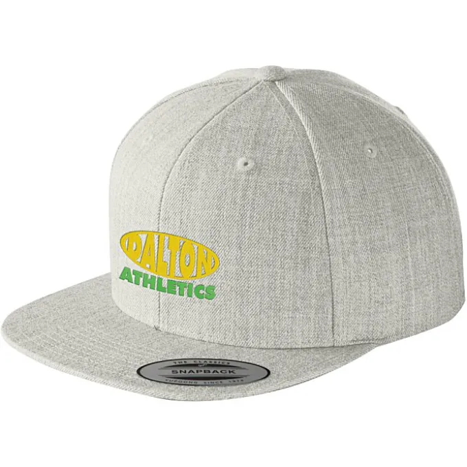 Flat Bill Snapback Cap