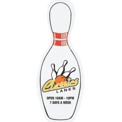 Flat Flexible Magnet - Bowling Pin