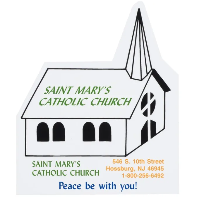 Flat Flexible Magnet - Church