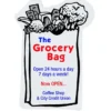 Flat Flexible Magnet - Grocery Bag