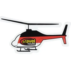 Flat Flexible Magnet - Helicopter