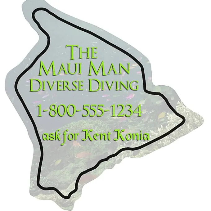 Flat Flexible Magnet - State - Hawaii - 30 mil
