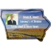 Flat Flexible Magnet - State - Iowa - 30 mil