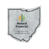 Flat Flexible Magnet - State - Ohio - 30 mil