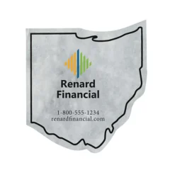 Flat Flexible Magnet - State - Ohio - 30 mil
