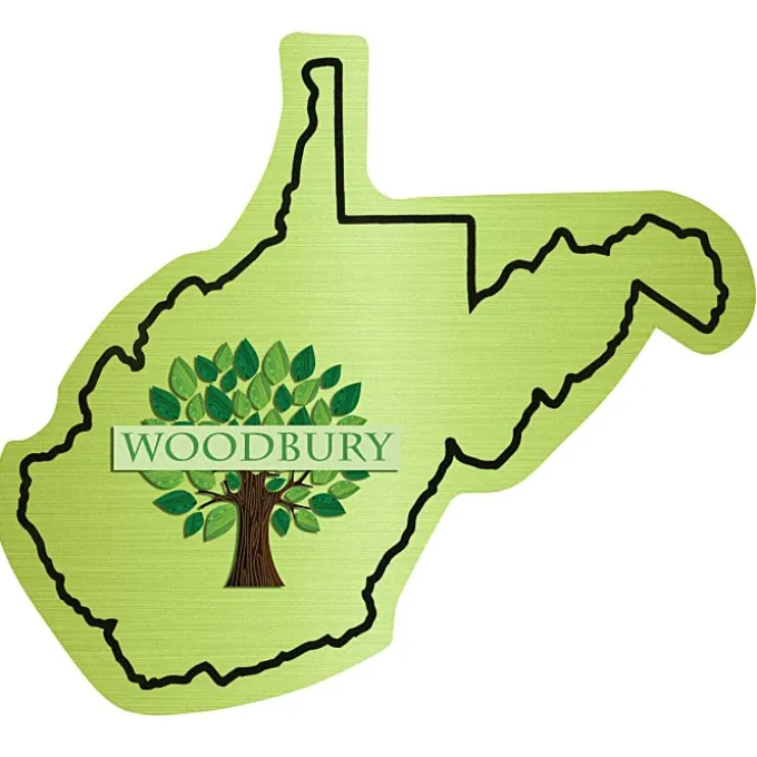 Flat Flexible Magnet - State - West Virginia - 30 mil