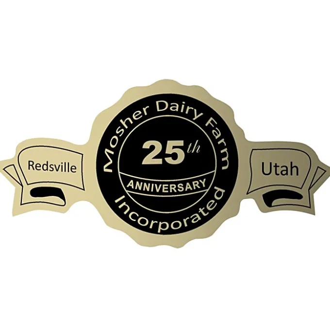 Flat Seal by the Roll - Banner - 1-1/2 inches x 3 inches