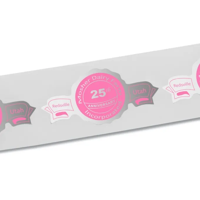 Flat Seal by the Roll - Banner - 1-1/2 inches x 3 inches
