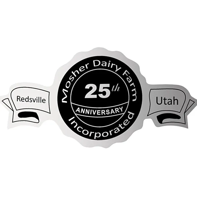 Flat Seal by the Roll - Banner - 1-1/2 inches x 3 inches