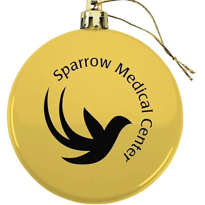 Flat Shatterproof Ornament - Opaque