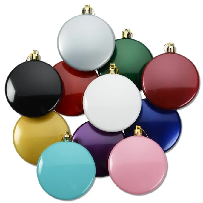 Flat Shatterproof Ornament - Snowflake - Happy Holidays