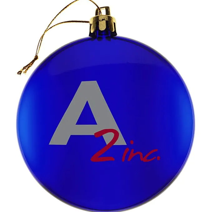 Flat Shatterproof Ornament - Translucent - Full Color